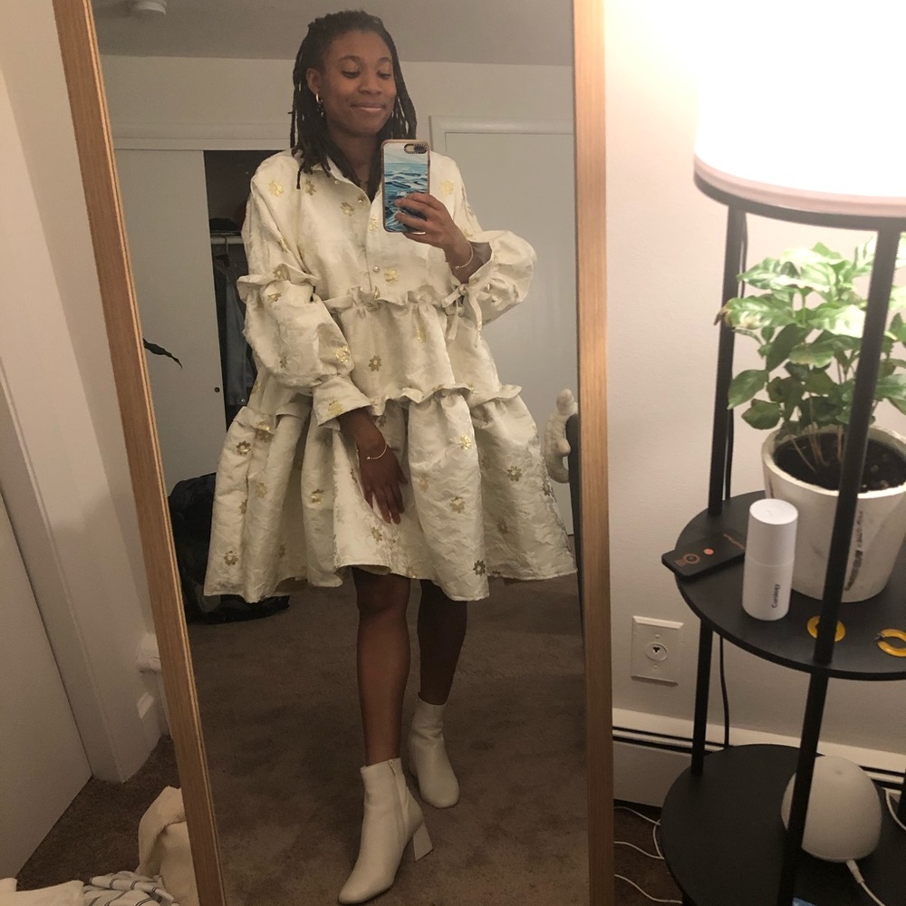 Sister Jane Jacquard Mini Dress